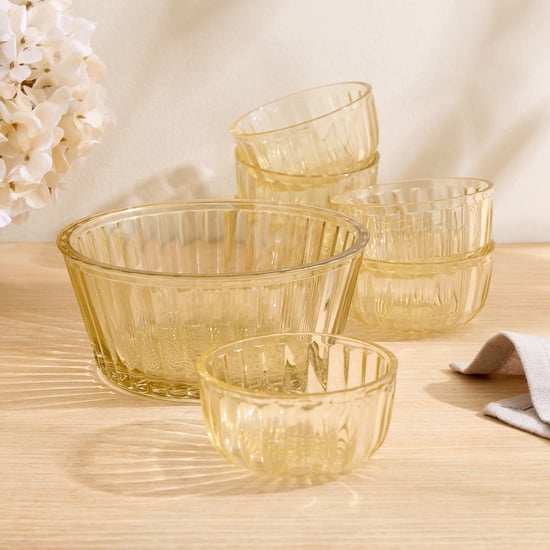 Corsica Pride 7Pcs Glass Pudding Set