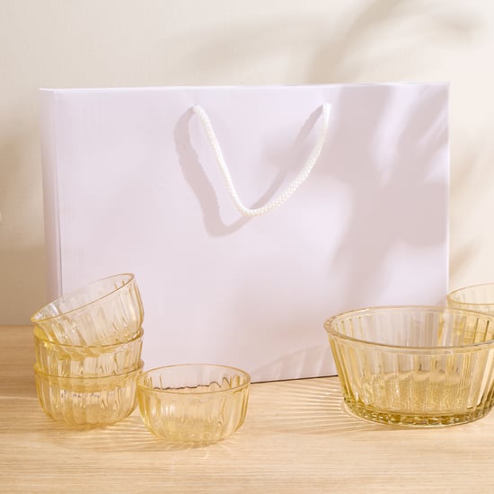 Corsica Pride 7Pcs Glass Pudding Set
