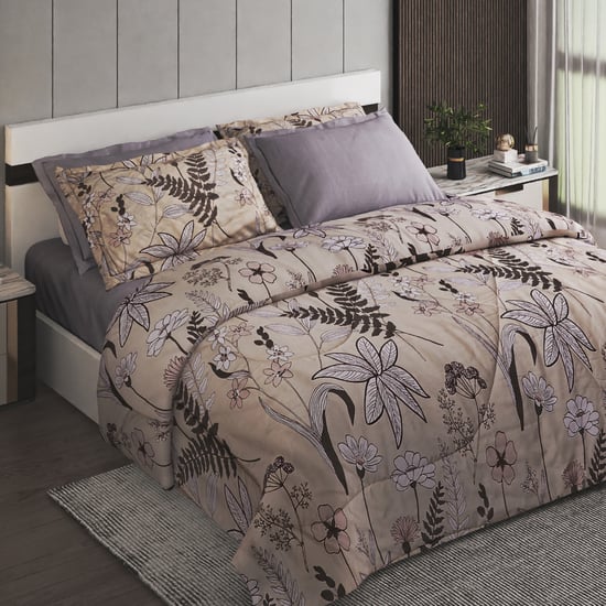 Athena Jared 6Pcs Floral Print Double Bed-In-A-Bag Set