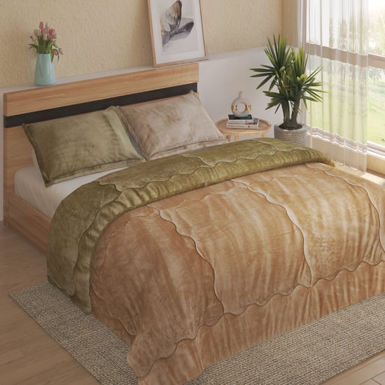 Sundew Rowan 3Pcs Reversible Double Quilt Set