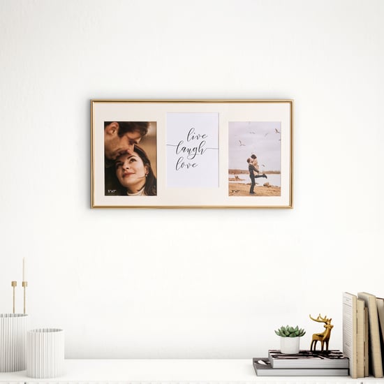 Sepia Allure Collage 3-Photo Frame - 45.5x24.5cm