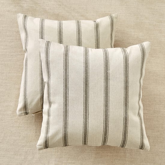 Pacific Halo Wander Set of 2 Striped Cushion Covers - 40x40cm
