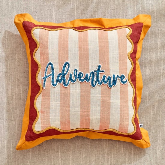Glance Adventure Embellished Filled Cushion - 40x40cm