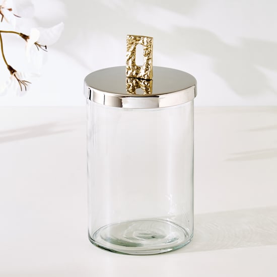 Bijou Windmill Glass Decorative Canister