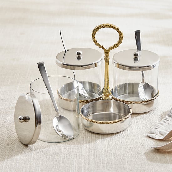 Serveware Bulk Majestic 7Pcs Aluminium Jar Set