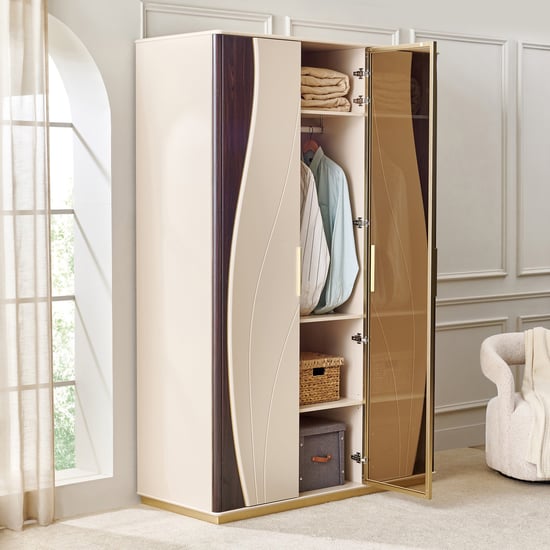 Monalisa 3-Door Wardrobe - Brown