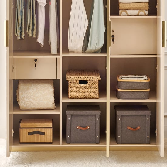 Monalisa 3-Door Wardrobe - Brown