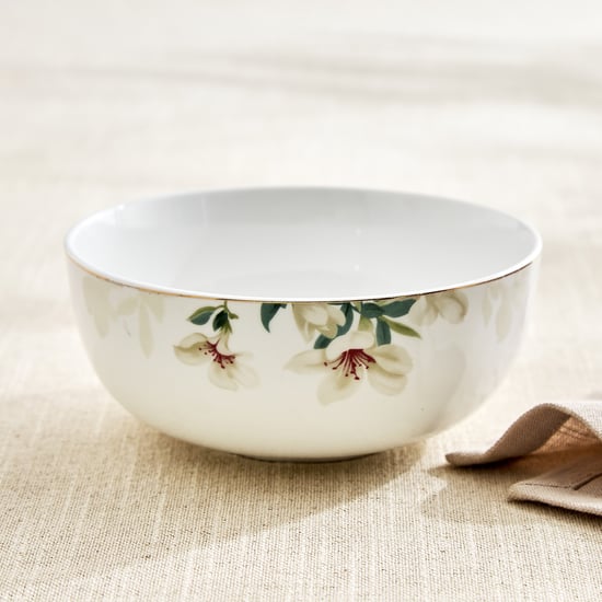 Amara Azalea Maya Bone China Floral Print Cereal Bowl - 600ml