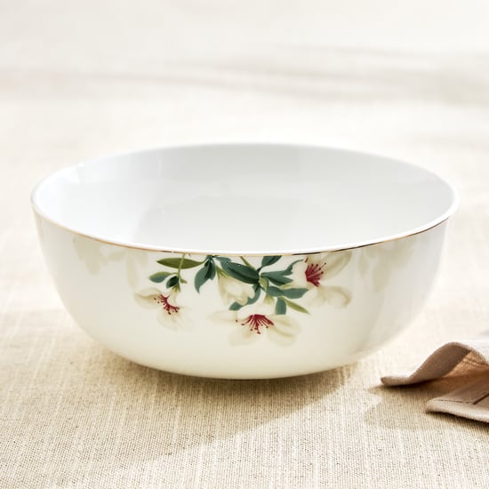 Amara Azalea Maya Bone China Floral Print Serving Bowl - 1.2L