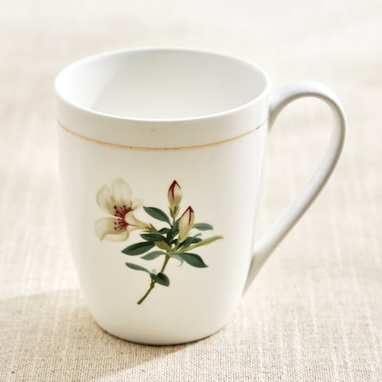 Amara Azalea Maya Bone China Floral Print Coffee Mug - 340ml