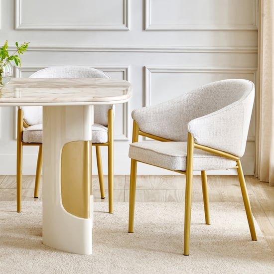Alchemy Fabric Dining Chair - Beige