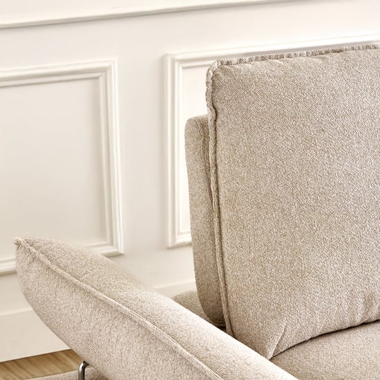 Clair Fabric 2-Seater Sofa with Motion Backrest - Beige