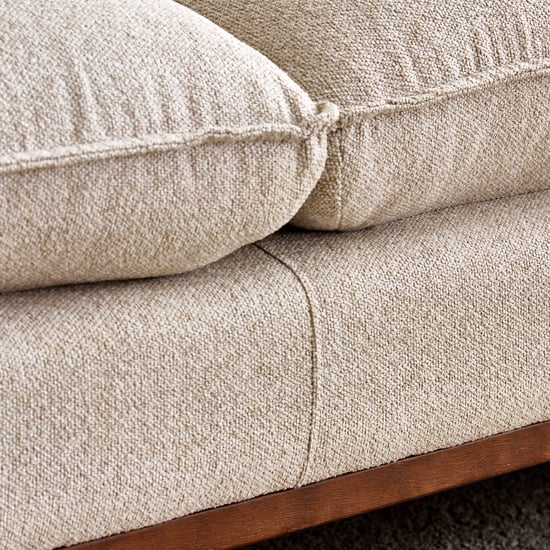 Clair Fabric 2-Seater Sofa with Motion Backrest - Beige