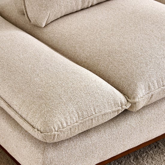 Clair Fabric 2-Seater Sofa with Motion Backrest - Beige