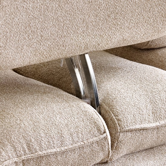 Clair Fabric 2-Seater Sofa with Motion Backrest - Beige
