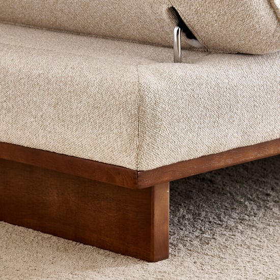 Clair Fabric 2-Seater Sofa with Motion Backrest - Beige
