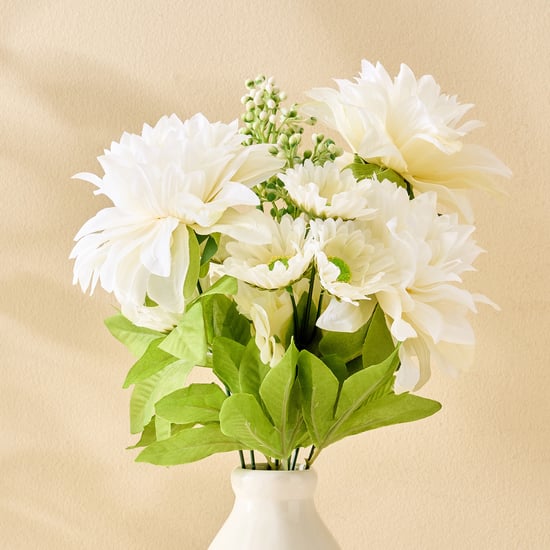 Botanical Bouquet Artificial Dahlia and Daisy Flower Stick - 43cm