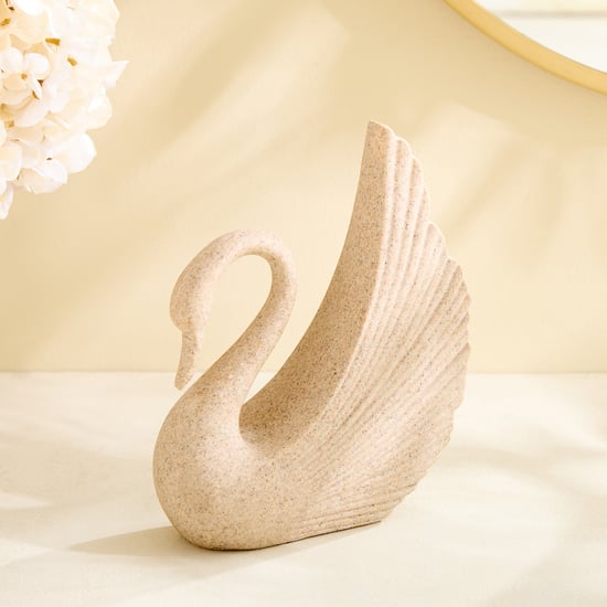 Barbara Polyresin Swan Figurine - Small