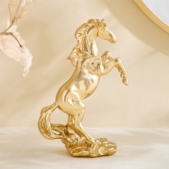 Splendid Barbara Polyresin Galloping Horse Figurine