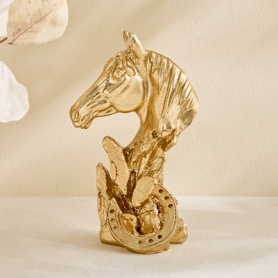 Splendid Barbara Polyresin Horse Burst Figurine