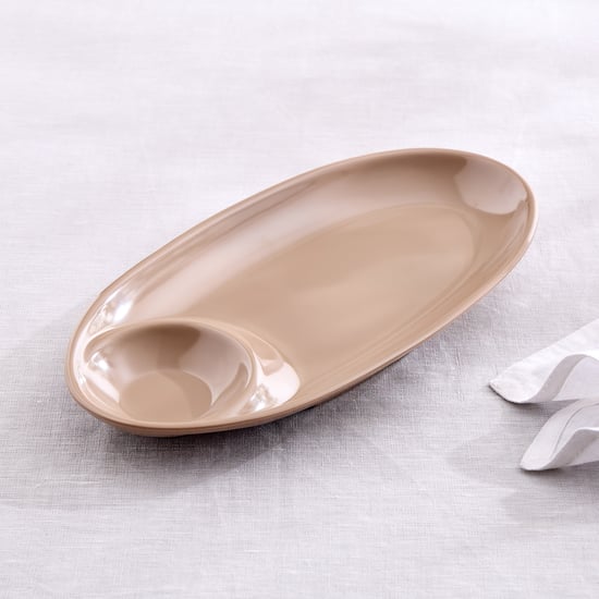 Meadows Monalisa Melamine Chip and Dip Platter