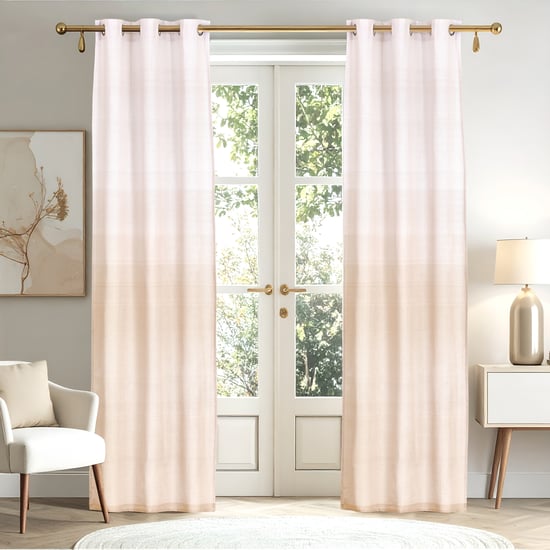 Halo Modulus Set of 2 Printed Light Filtering Door Curtains - 8.8ft (270cm)