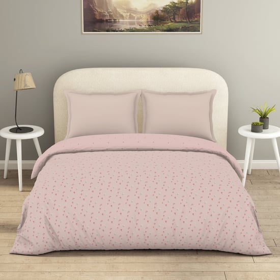 SPACES Essentials Floral Print Cotton Double Duvet Cover