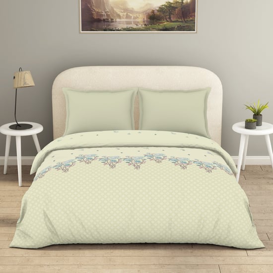 SPACES Essentials Floral Print Cotton Double Duvet Cover