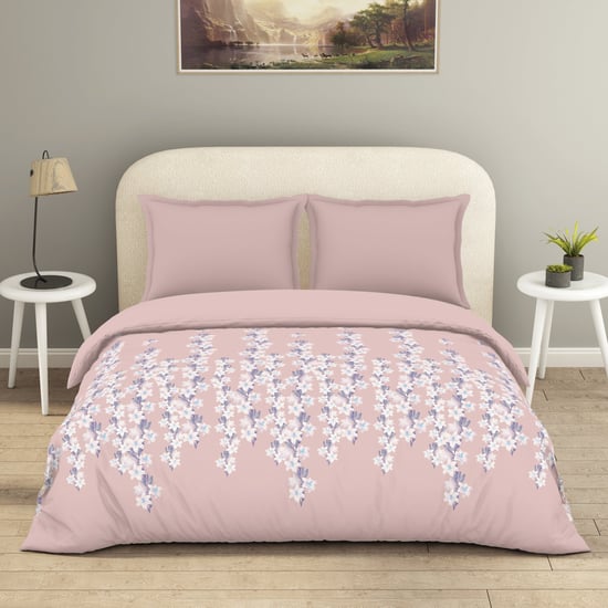 SPACES Essentials Floral Print Cotton Double Duvet Cover