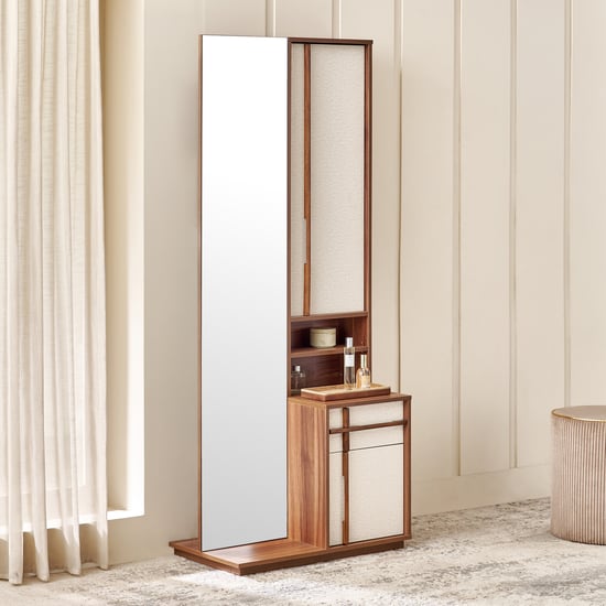 Shoji Dresser Mirror - Brown