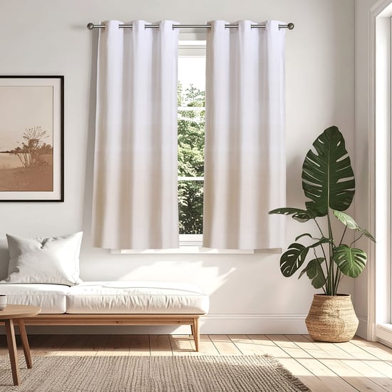 Halo Modulus Set of 2 Printed Light Filtering Window Curtains - 5.2ft (160cm)