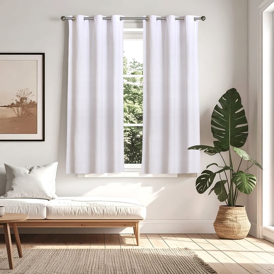 Halo Modulus Set of 2 Printed Light Filtering Window Curtains - 5.2ft (160cm)