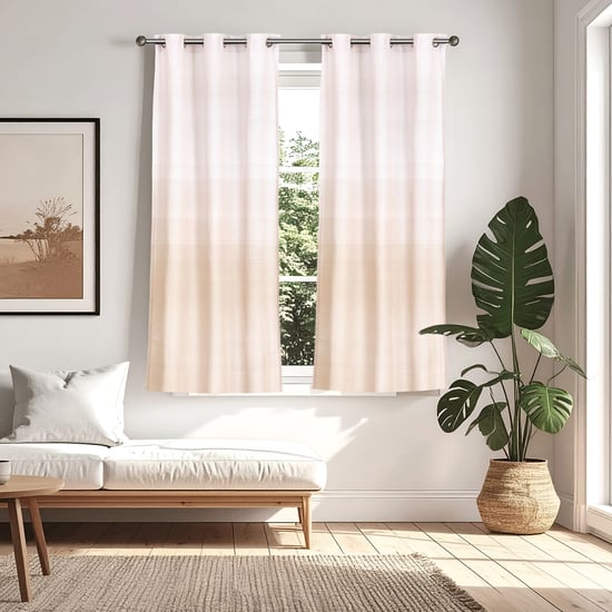 Halo Modulus Set of 2 Printed Light Filtering Window Curtains - 5.2ft (160cm)