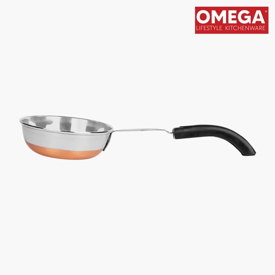 OMEGA Stainless Steel Copper Bottom Tadka Pan - 300ml