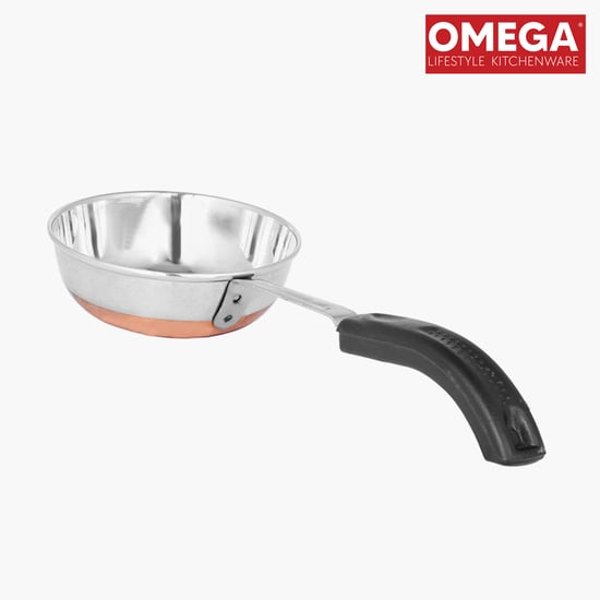 OMEGA Stainless Steel Copper Bottom Tadka Pan - 300ml