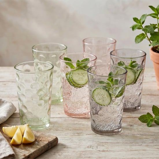Craley Swirl Set of 6 Juice Glasses - 200ml