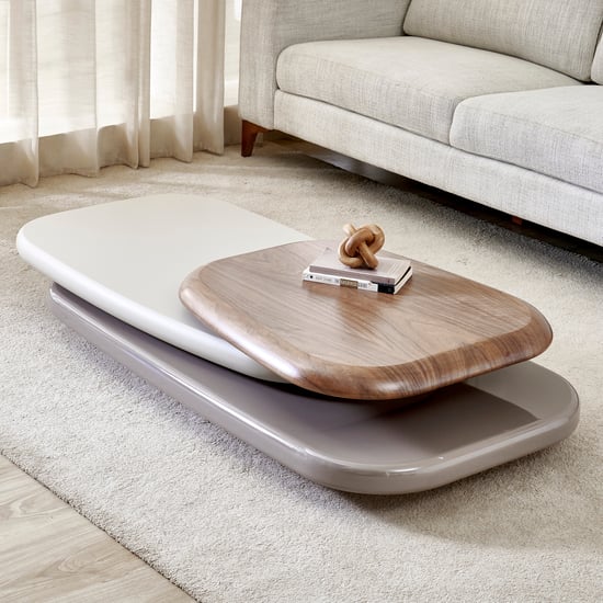Plaza Swivel Coffee Table - Walnut