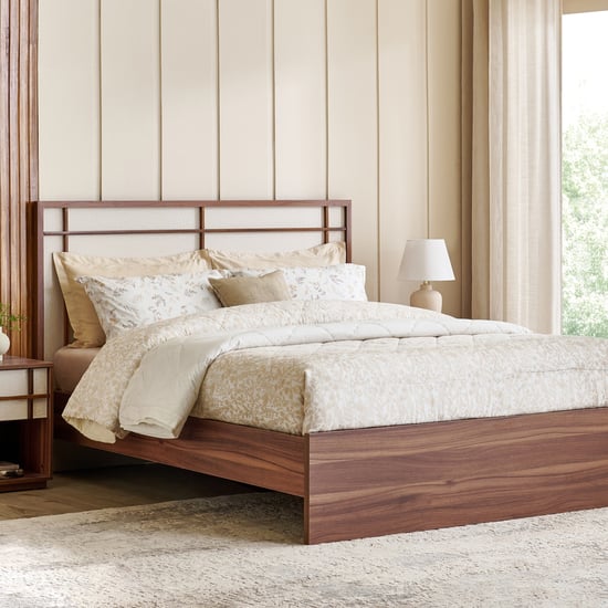 Shoji Akira Queen Bed - Brown