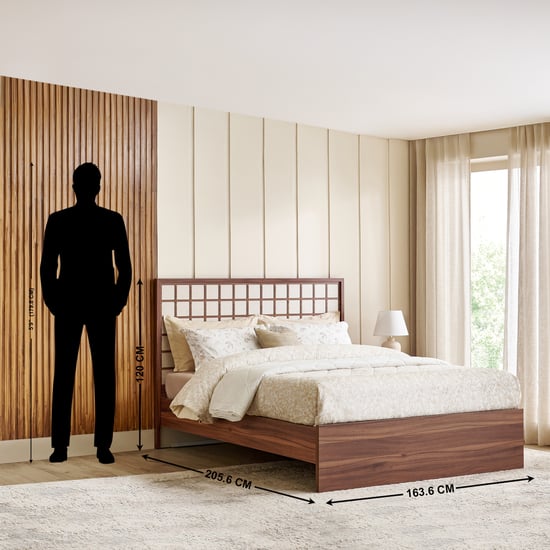 Shoji Koushi Queen Bed - Brown