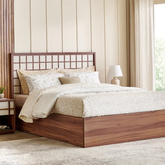 Shoji Koushi Queen Bed with Box Storage