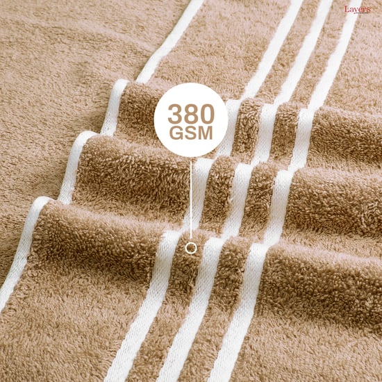 LAYERS Tuscany Cotton Striped Bath Towel - 150x75cm