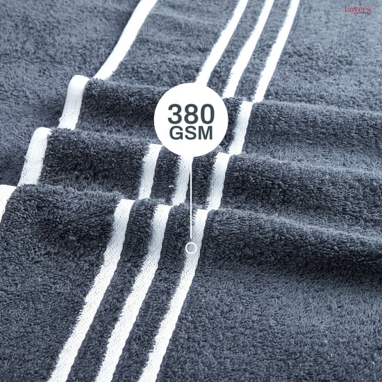 LAYERS Tuscany Cotton Striped Bath Towel - 150x75cm