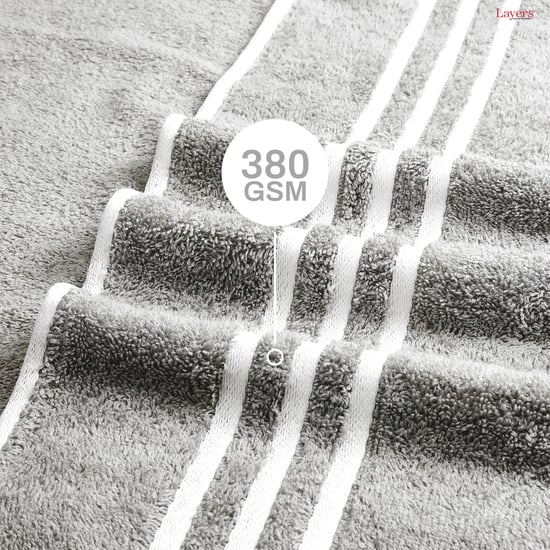 LAYERS Tuscany Cotton Striped Bath Towel - 150x75cm