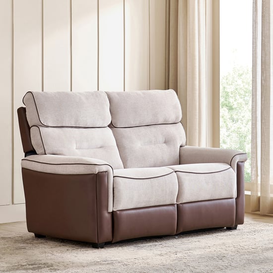 Albert Fabric 2-Seater Sofa - Brown