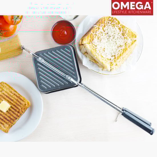OMEGA Non-Stick Aluminium Grill Toaster