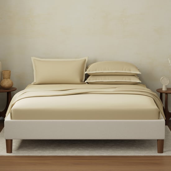 BOUTIQUE LIVING Charm Cotton 400TC 5Pcs Super King Bedsheet Set