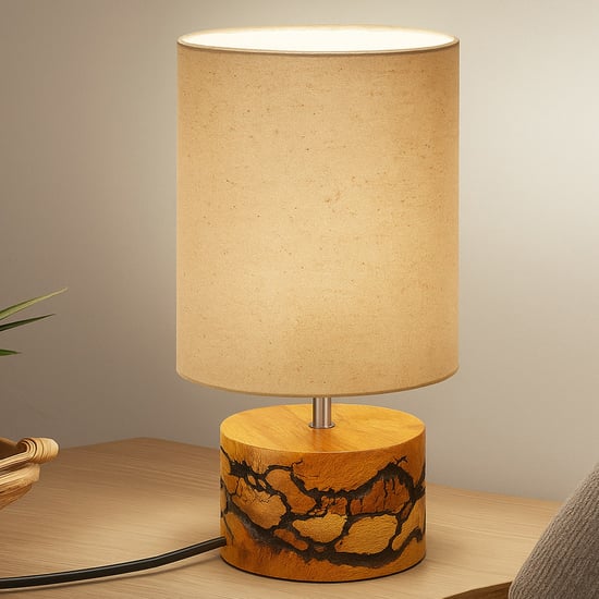 HOMESAKE Wooden Table Lamp