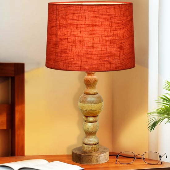 HOMESAKE Wooden Table Lamp