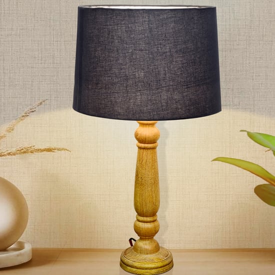 HOMESAKE Wooden Table Lamp