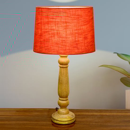 HOMESAKE Wooden Table Lamp